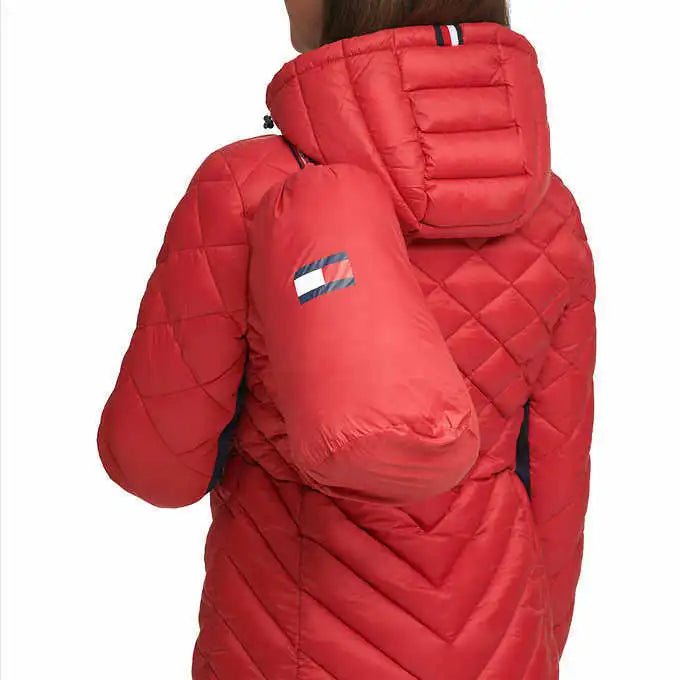 Tommy Hilfiger Women's Packable Hooded Puffer Jacket