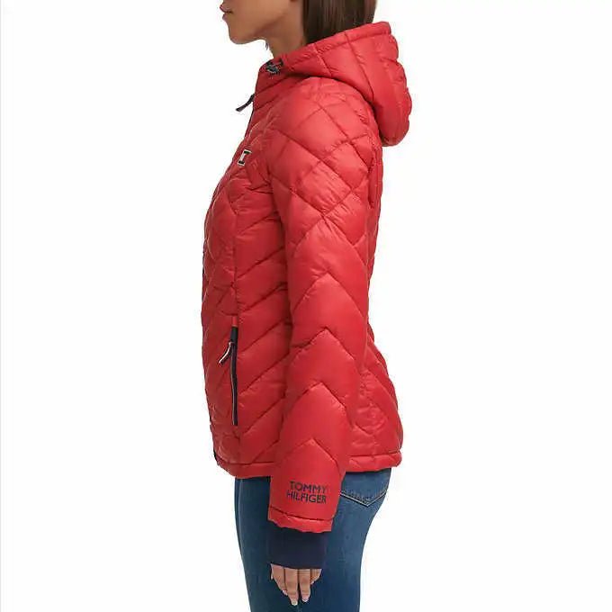Tommy Hilfiger Women's Packable Hooded Puffer Jacket