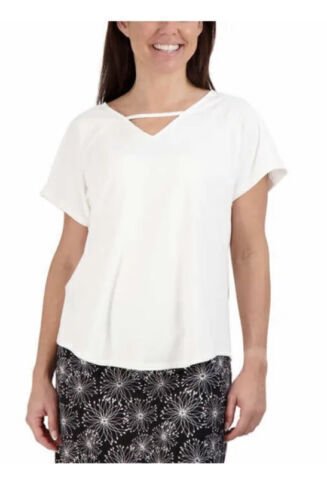 Tranquility Women's V-Neck Top - Elegance & Comfort
