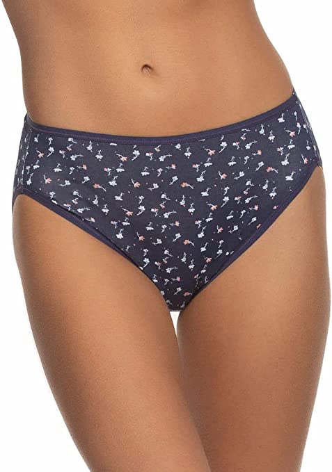 Felina Hi-Cut Panties - Cotton Modal, 8 Pack: Soft, Comfortable, Durable. Versatile Colors & Prints.