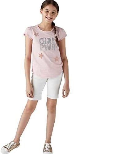 Girl's Short Sleeve Scoop Neck T-Shirt 3-Pack - Stylish and Vibrant Girls' Tee Set by Vigoss