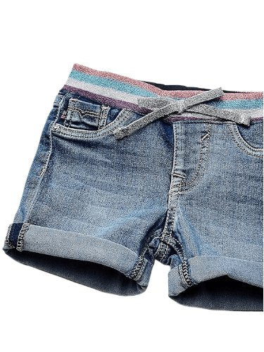 Vigoss Girls' Knit Waist Pull-On Shorts