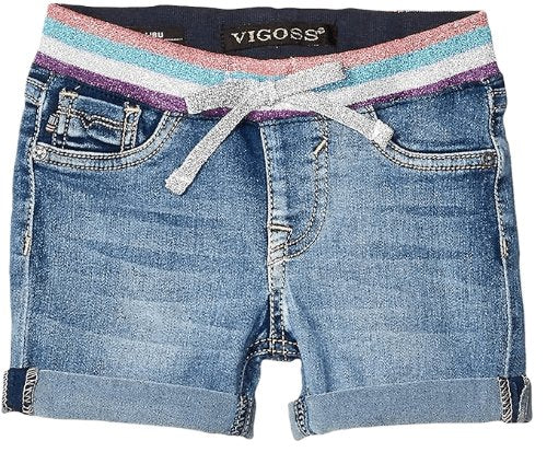 Vigoss Girls' Knit Waist Pull-On Shorts