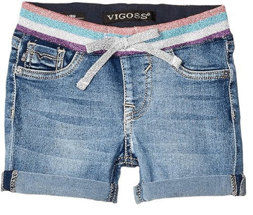Vigoss Girls' Knit Waist Pull-On Shorts