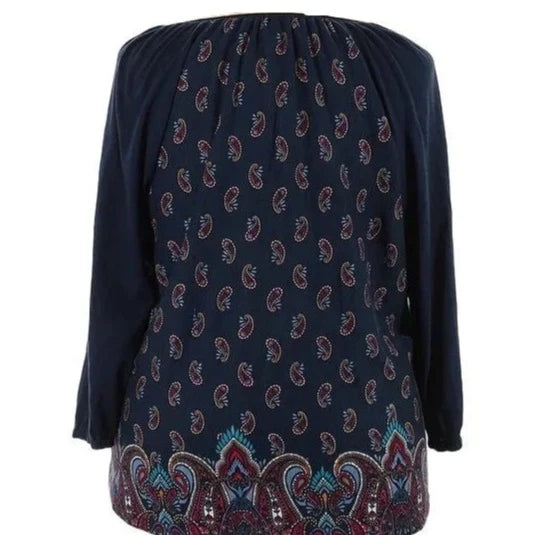 Vintage America Women's Peasant Top