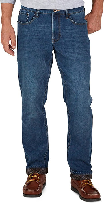 Stay dry and stylish with our Weatherproof Vintage Regular Fit Jeans - perfect for outdoor activities! 