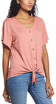 Weatherproof Vintage Tie Front Top - Elegant & Durable | Shop Now!