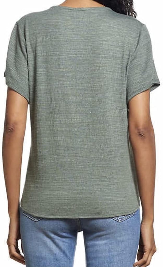 Weatherproof Vintage Tie Front Top - Elegant & Durable | Shop Now!