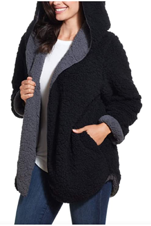 Weatherproof Women's Reversible Hooded Jacket